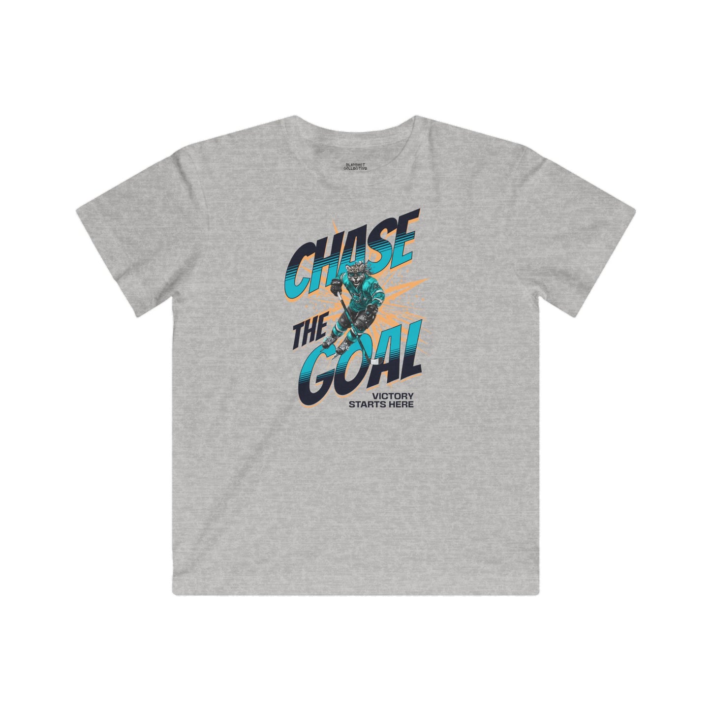 Kids Hockey Super Soft T-Shirt - Chase the Goal