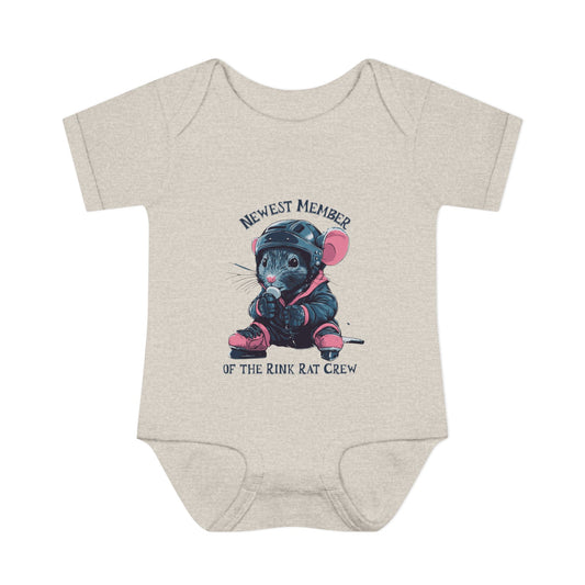Hockey Baby Onesie - Newest Member of the Rink Rat Crew