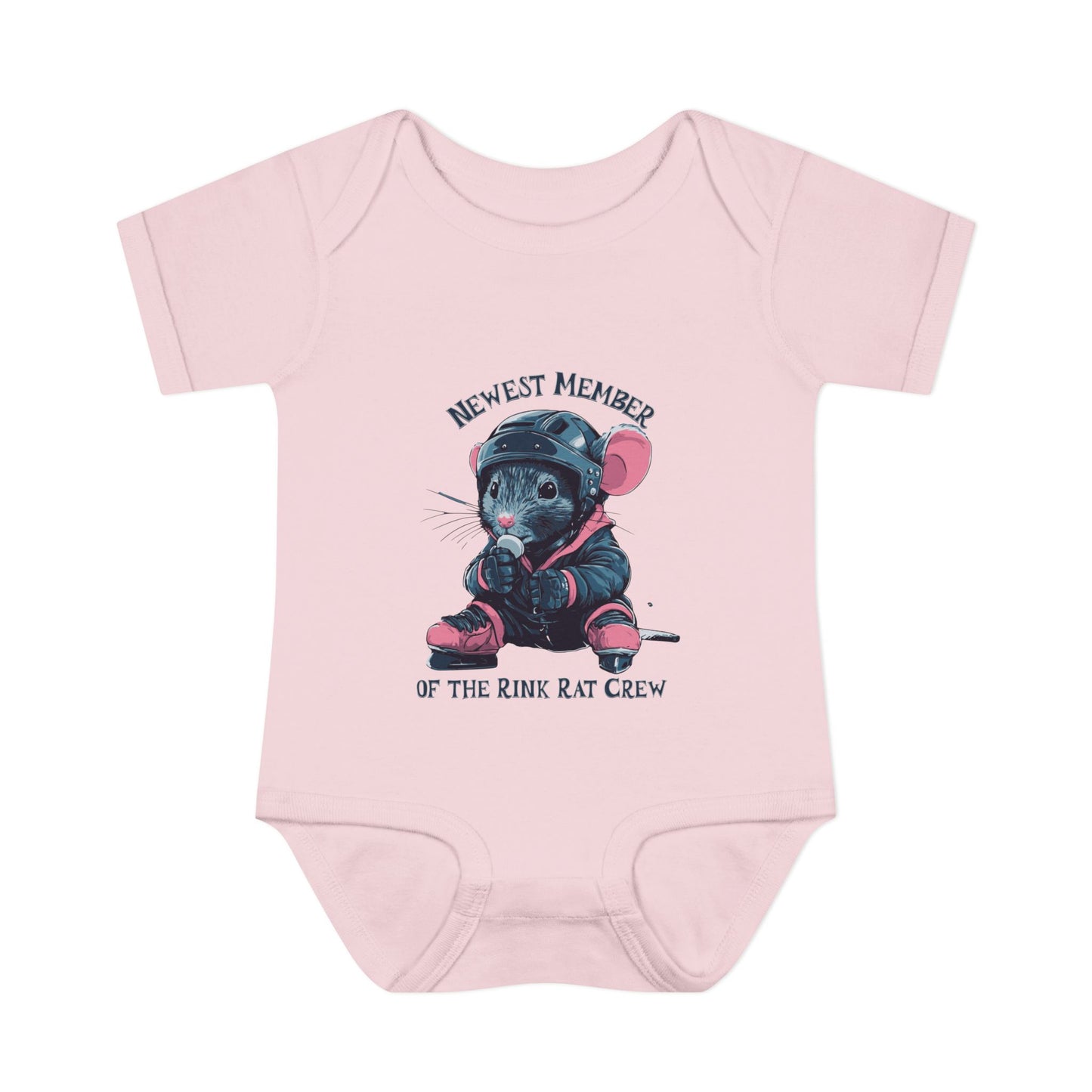 Hockey Baby Onesie - Newest Member of the Rink Rat Crew