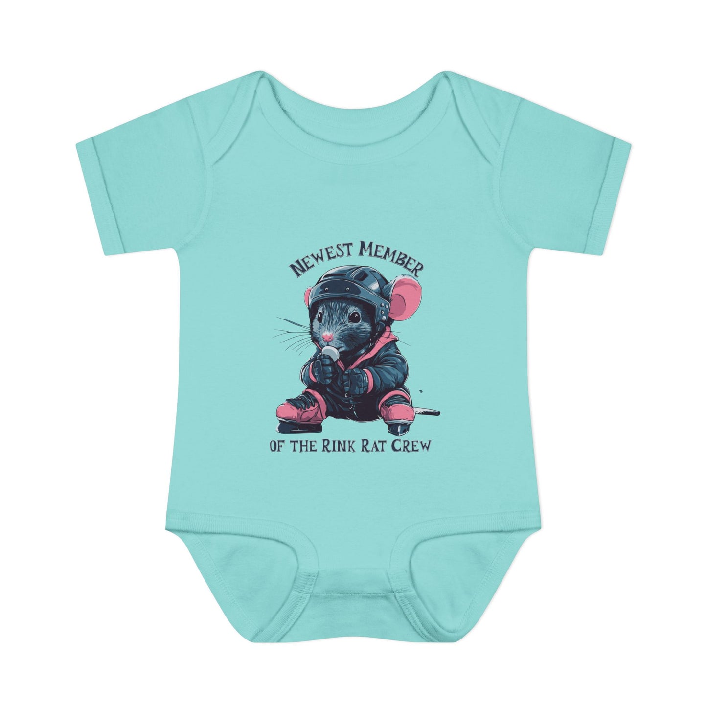 Hockey Baby Onesie - Newest Member of the Rink Rat Crew