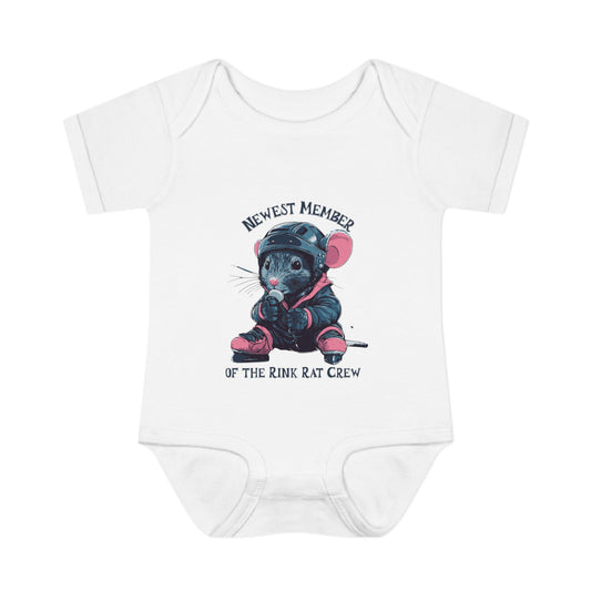 Hockey Baby Onesie - Newest Member of the Rink Rat Crew