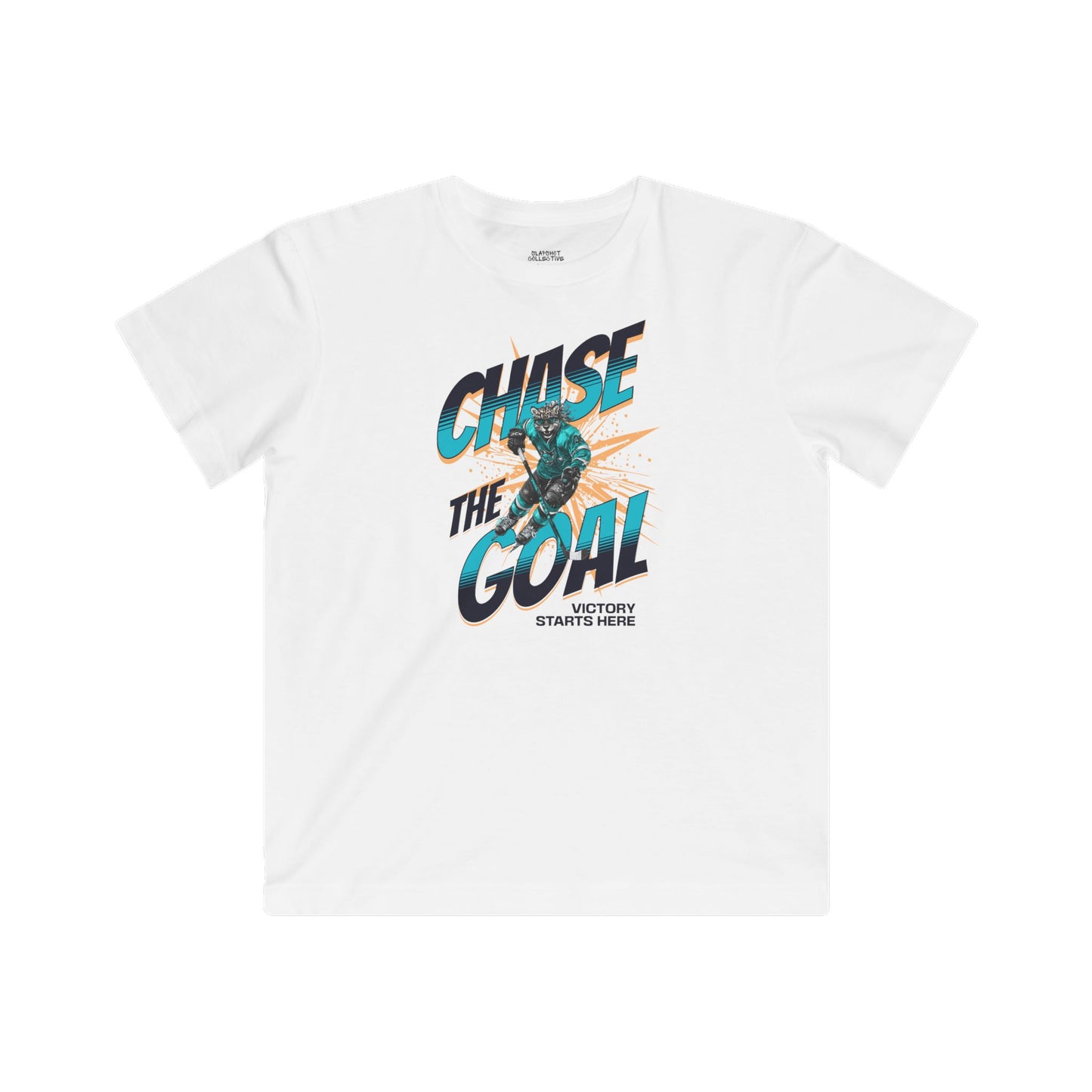 Kids Hockey Super Soft T-Shirt - Chase the Goal